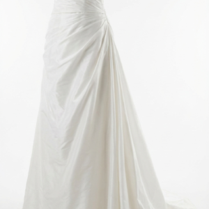 Maggie Sottero bruidsjurk maat 38 – Taffetta, A-lijn, Light Ivory – Luxe design