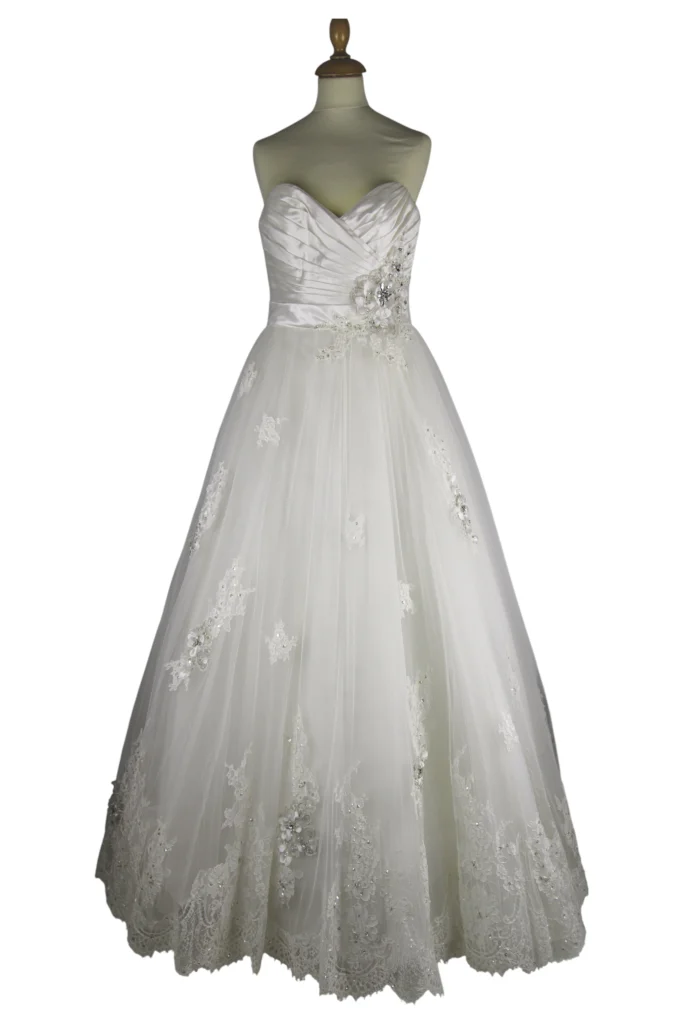 Maggie Sottero Isadora Marie Strapless A-Line Trouwjurk Ivory/Pewter